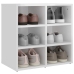 Muebles zapatero 2 unidades blanco brillante 52,5x30x50 cm