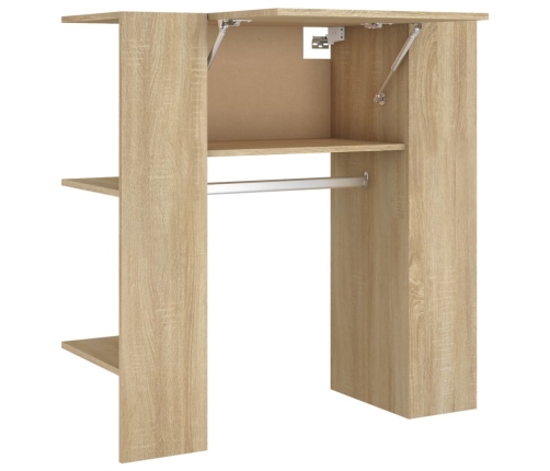 Mueble de recibidor madera ingeniería roble Sonoma 97,5x37x99cm