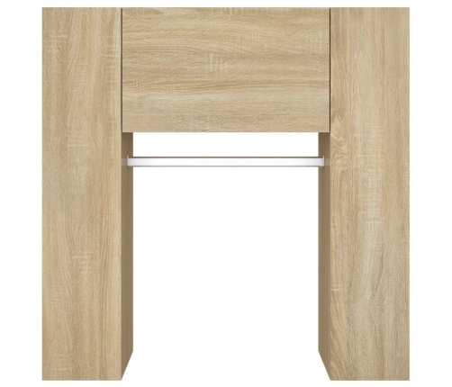 Mueble de recibidor madera ingeniería roble Sonoma 97,5x37x99cm