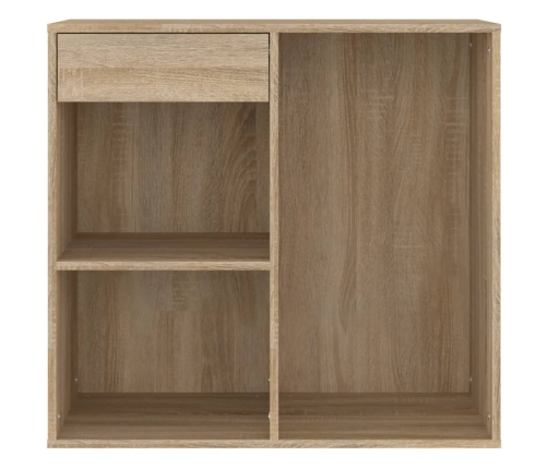 Armario maquillaje madera contrachapada roble Sonoma 80x40x75cm