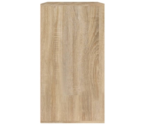 Armario maquillaje madera contrachapada roble Sonoma 80x40x75cm