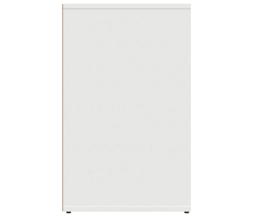 Mueble vestidor madera contrachapada blanco 80x40x65 cm