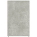 Mueble vestidor madera contrachapada gris hormigón 80x40x65 cm