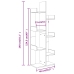 vidaXL Estantería de madera de ingeniería roble Sonoma 48x25,5x140 cm