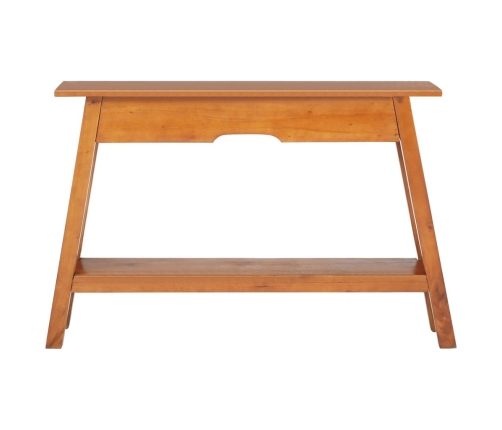 Mesa consola madera maciza de caoba 110x30x75 cm