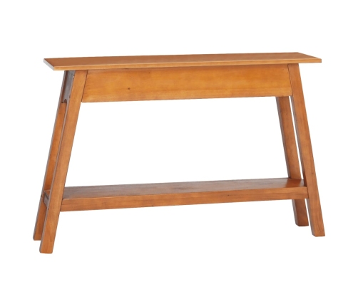 Mesa consola madera maciza de caoba 110x30x75 cm