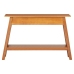 Mesa consola madera maciza de caoba 110x30x75 cm