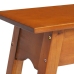 Mesa consola madera maciza de caoba 110x30x75 cm