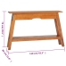 Mesa consola madera maciza de caoba 110x30x75 cm