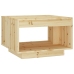 vidaXL Mesa de centro de madera maciza de abeto 50x50x33,5 cm