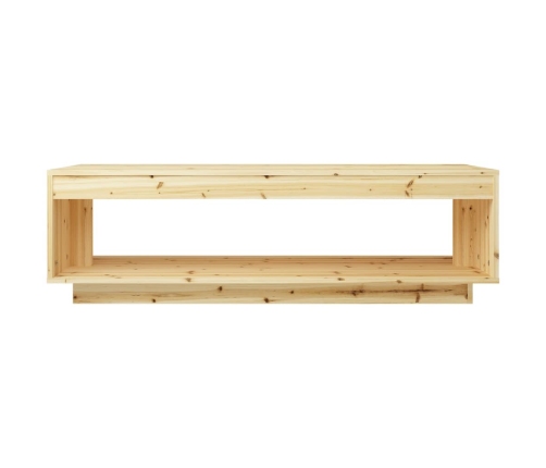 Mesa de centro de madera maciza de abeto 110x50x33,5 cm