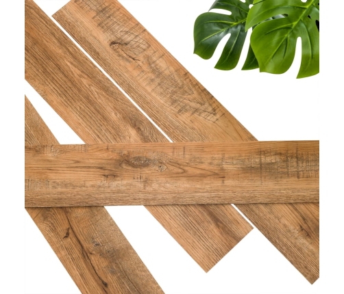 WallArt Tablones aspecto madera 30 uds GL-WA29 roble reciclado marrón