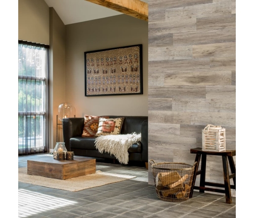 WallArt Tablones de madera 30 pzs GL-WA31 roble Barnwood y blanco