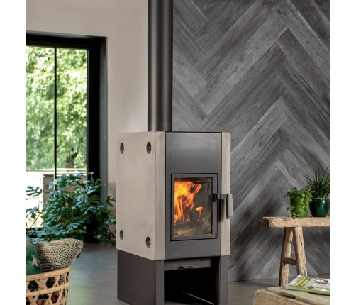 WallArt Tablones aspecto madera GL-WA32 30 uds roble Barnwood gris