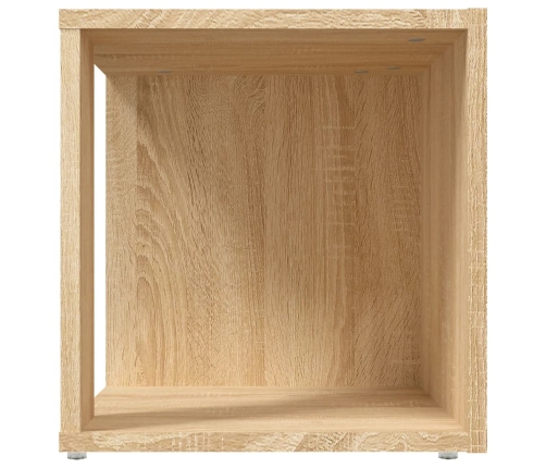 Mesa auxiliar madera contrachapada roble Sonoma 33x33x34,5 cm