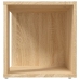 Mesa auxiliar madera contrachapada roble Sonoma 33x33x34,5 cm