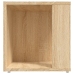 Mesa auxiliar madera contrachapada roble Sonoma 33x33x34,5 cm