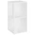 Armario esquinero madera contrachapada blanco 33x33x67cm