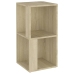 Mueble de esquina madera contrachapada roble Sonoma 33x33x67 cm