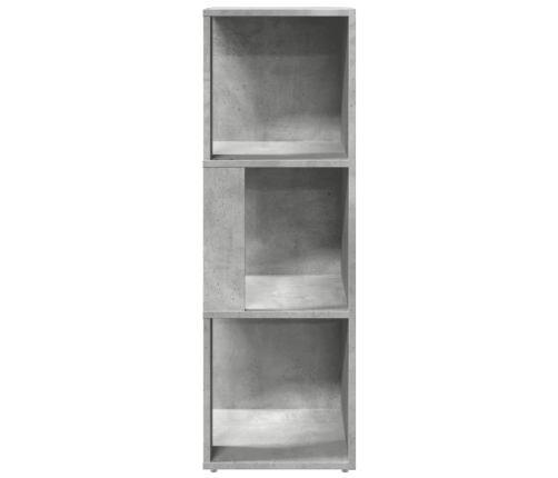 Mueble de esquina madera ingeniería gris hormigón 33x33x100 cm