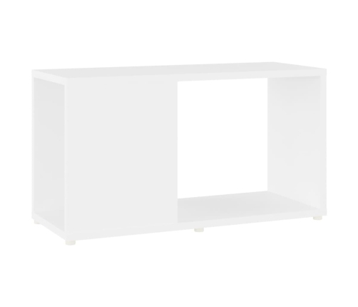 vidaXL Mueble para TV madera contrachapada blanco 60x24x32 cm