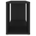 Mueble de TV madera contrachapada negro 60x24x32 cm