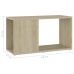 Mueble de TV madera contrachapada roble Sonoma 60x24x32 cm