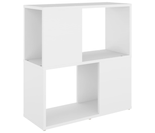 Estantería librería madera contrachapada blanco 60x24x63 cm