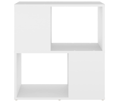 Estantería librería madera contrachapada blanco 60x24x63 cm