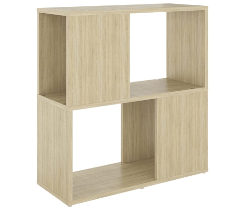 Librería de madera contrachapada roble Sonoma 60x24x63 cm