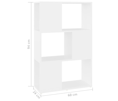 Estantería divisor de espacios madera contrachapada 60x24x94 cm