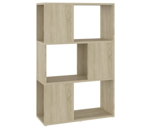 Librería separador madera contrachapada roble Sonoma 60x24x94cm