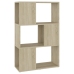 Librería separador madera contrachapada roble Sonoma 60x24x94cm