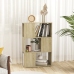 Librería separador madera contrachapada roble Sonoma 60x24x94cm