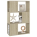 Librería separador madera contrachapada roble Sonoma 60x24x94cm