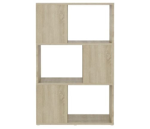 Librería separador madera contrachapada roble Sonoma 60x24x94cm