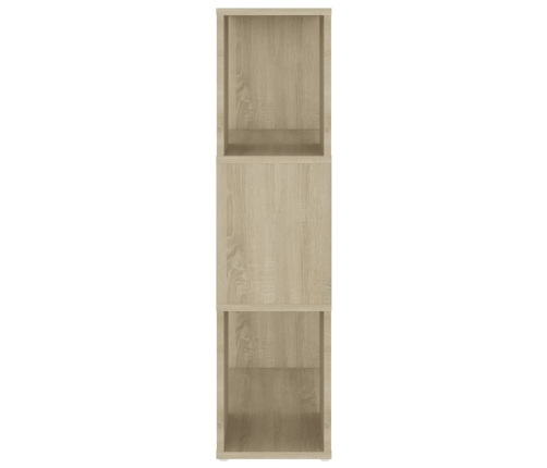 Librería separador madera contrachapada roble Sonoma 60x24x94cm