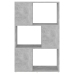 Librería separador contrachapada gris hormigón 60x24x94 cm