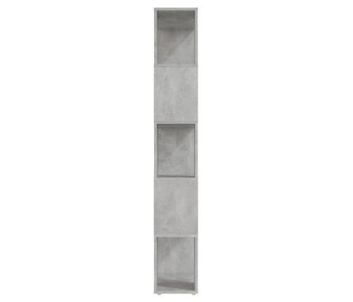 vidaXL Estantería divisor de espacios gris hormigón 60x24x155 cm