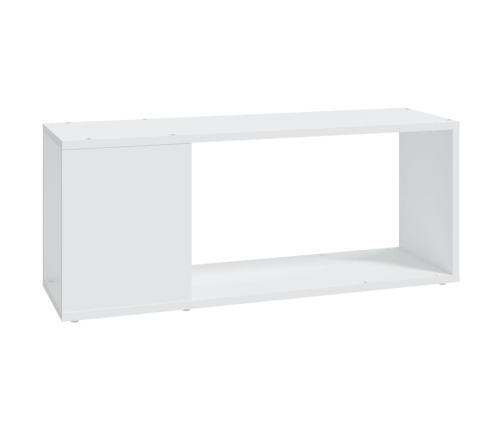 Mueble para TV madera contrachapada blanco 80x24x32 cm