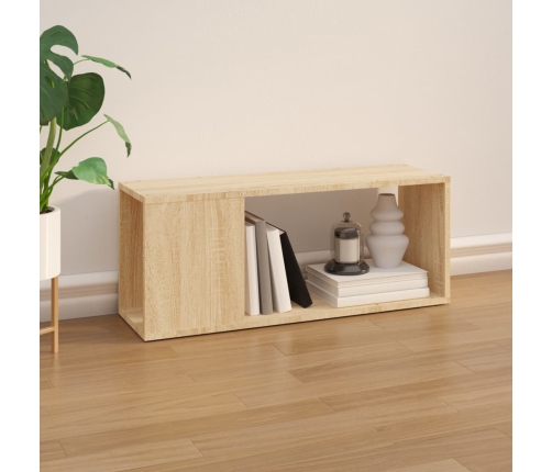 Mueble para TV madera contrachapada roble Sonoma 80x24x32 cm