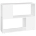 Mueble para TV madera contrachapada blanco 80x24x63 cm