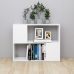 Mueble para TV madera contrachapada blanco 80x24x63 cm