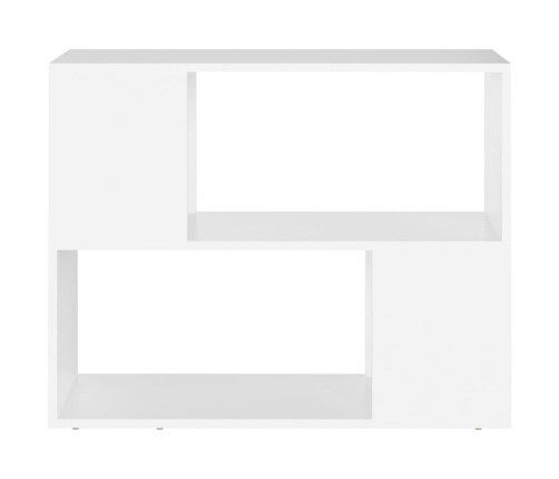 Mueble para TV madera contrachapada blanco 80x24x63 cm