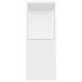 Mueble para TV madera contrachapada blanco 80x24x63 cm