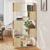 Librería separador contrachapada roble Sonoma 80x24x155 cm