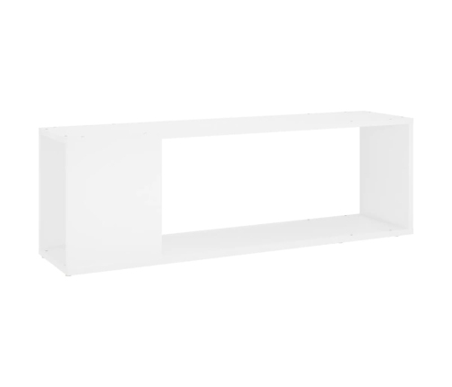 vidaXL Mueble para TV madera contrachapada blanco 100x24x32 cm