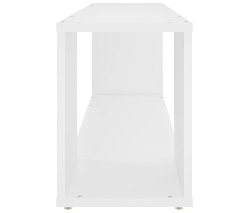 vidaXL Mueble para TV madera contrachapada blanco 100x24x32 cm