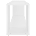 vidaXL Mueble para TV madera contrachapada blanco 100x24x32 cm