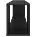 Mueble para TV madera contrachapada negro 100x24x32 cm